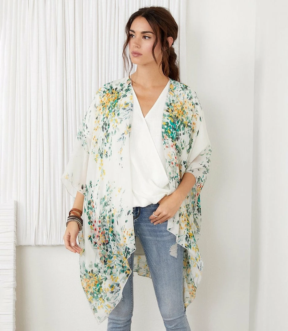 Karen Kane Drape Front Kimono