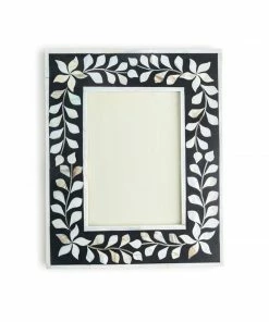 Karen Kane Home Floral Inlay Picture Frame