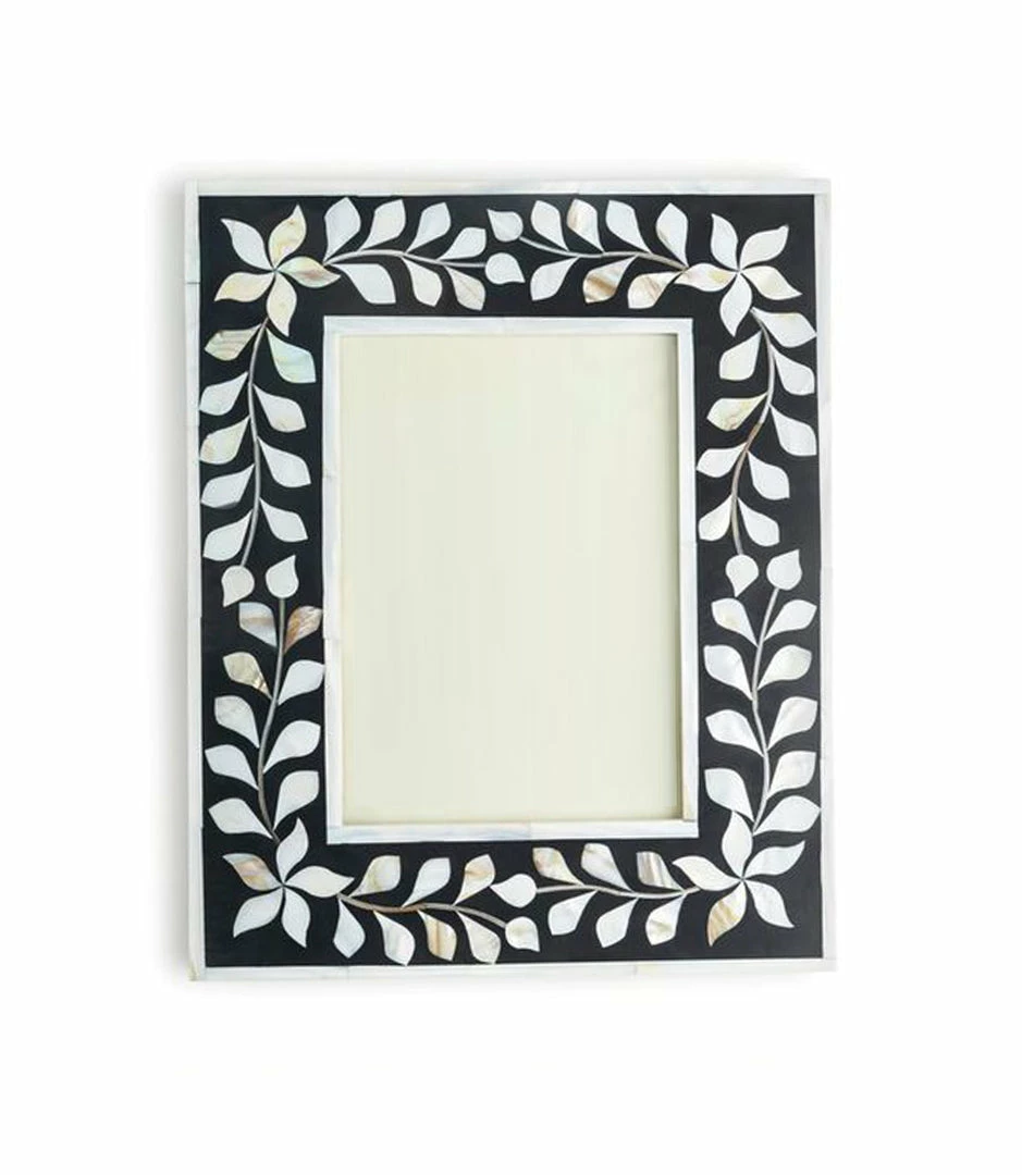 Karen Kane Home Floral Inlay Picture Frame