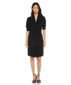 Karen Kane Short Sleeve Wrap Dress Dresses