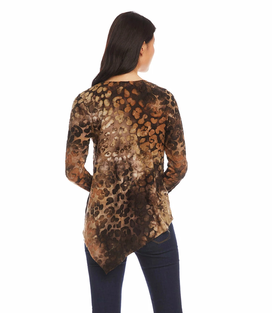 Karen Kane Petite Size Asymmetric Hem Top Petites