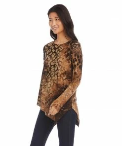 Karen Kane Petite Size Asymmetric Hem Top Petites