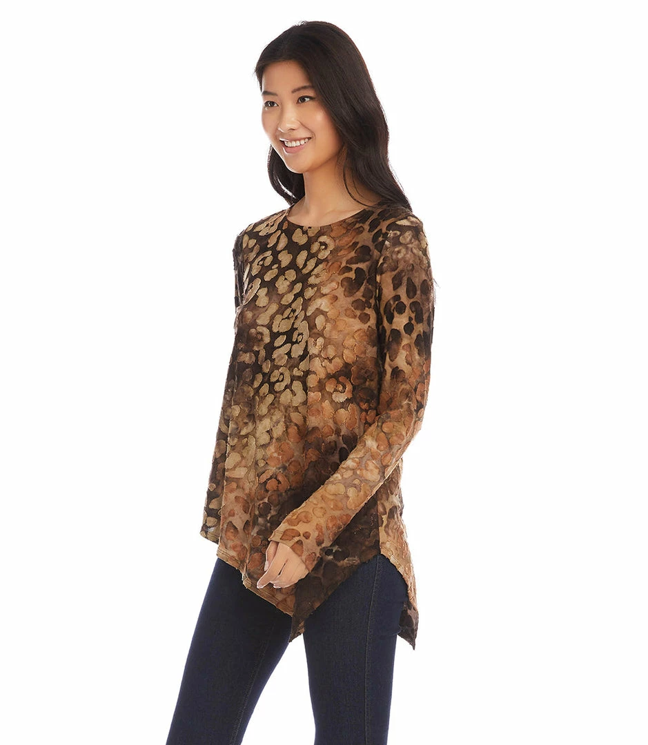 Karen Kane Petite Size Asymmetric Hem Top Petites