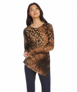 Karen Kane Petite Size Asymmetric Hem Top Petites