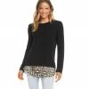 Karen Kane Petite Size Layered Sweater