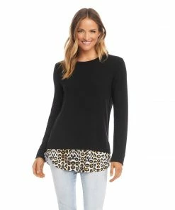 Karen Kane Petite Size Layered Sweater