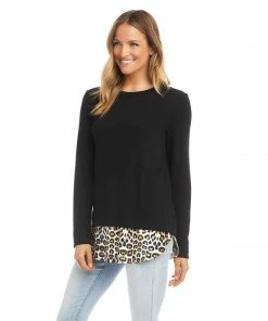 Karen Kane Petite Size Layered Sweater
