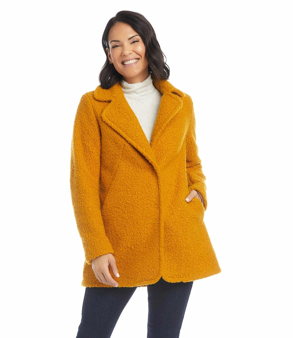 Karen Kane Boucle Coat Clothing