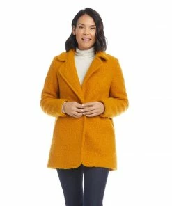 Karen Kane Boucle Coat Clothing