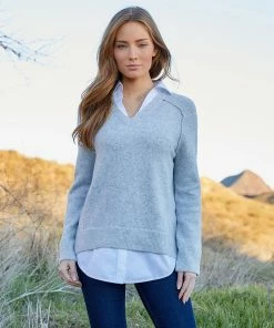 Karen Kane New Arrivals Layered Sweater