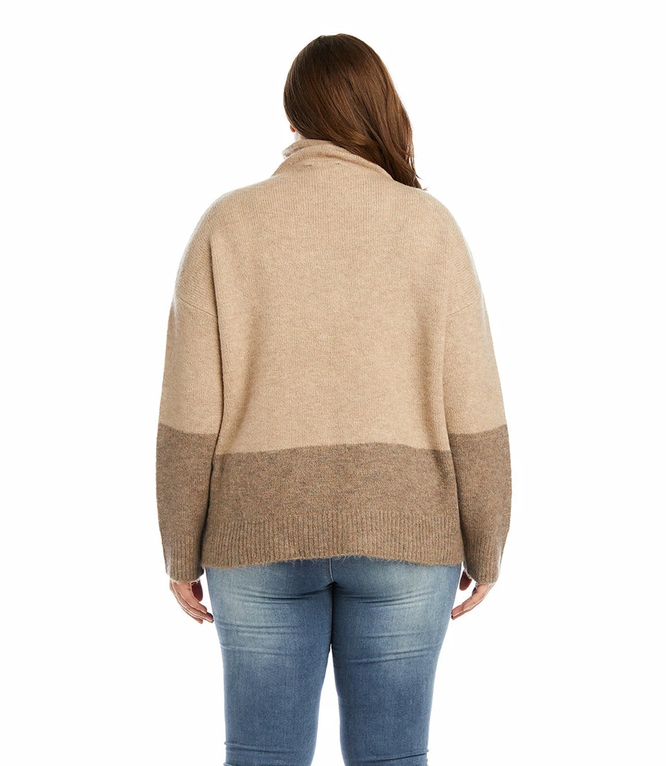 Karen Kane Plus Size Colorblock Sweater