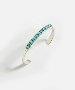 Karen Kane Kingman Turquoise Inlay Cuff Bracelet Accessories