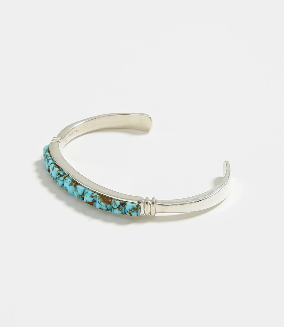 Karen Kane Kingman Turquoise Inlay Cuff Bracelet Accessories