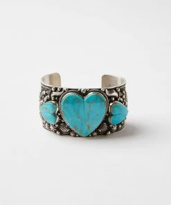 Karen Kane Turquoise Heart Cuff Bracelet Accessories