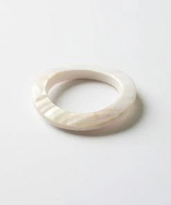 Karen Kane Mother Of Pearl Bangle Bracelet