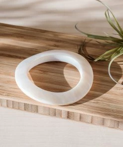 Karen Kane Mother Of Pearl Bangle Bracelet