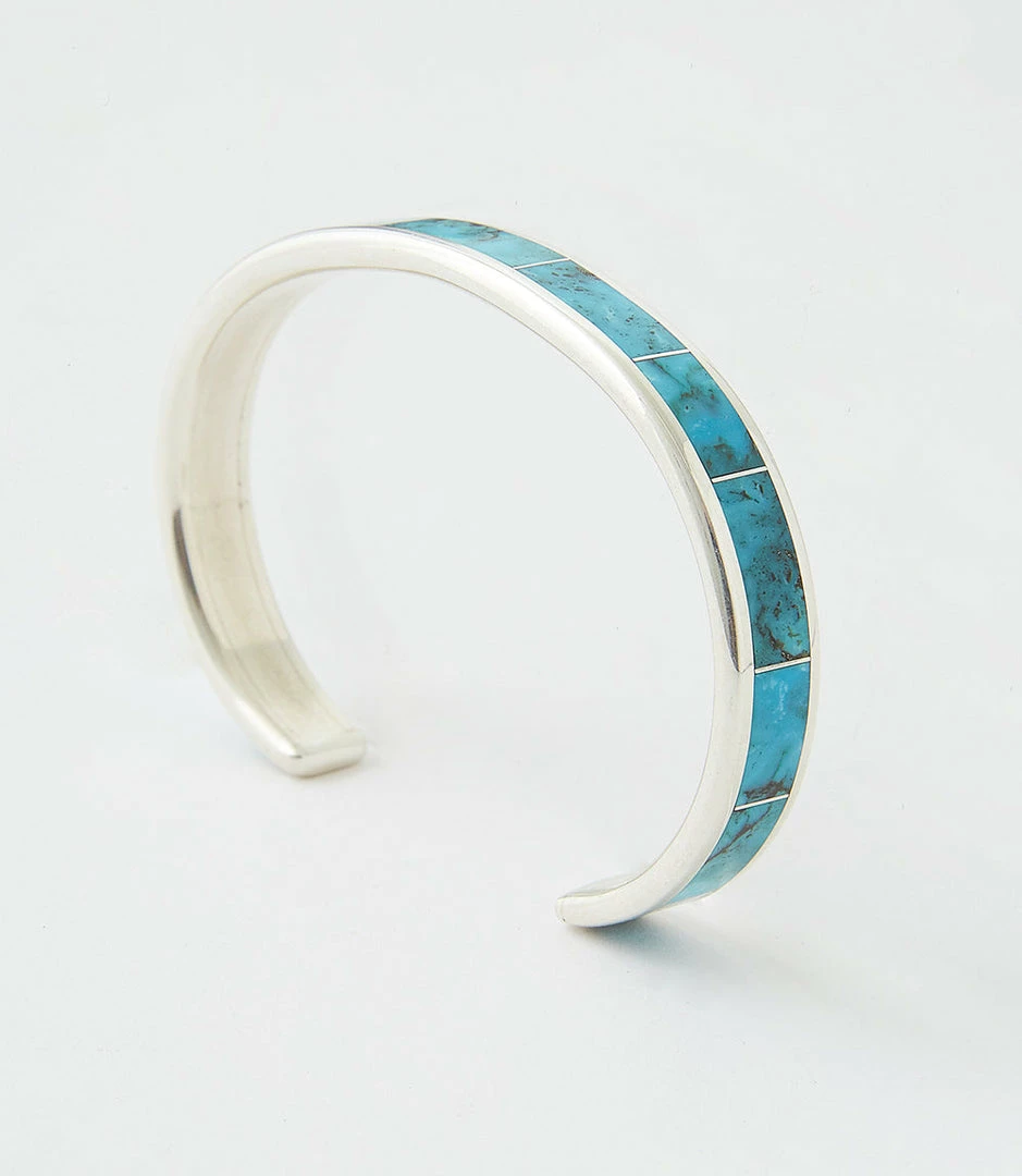 Karen Kane Turquoise Inlay Cuff Bracelet Accessories