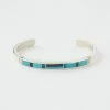 Karen Kane Onyx & Turquoise Inlay Cuff Bracelet Accessories