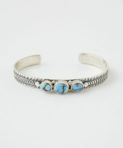 Karen Kane Golden Hill Turquoise Stone Cuff Bracelet Accessories