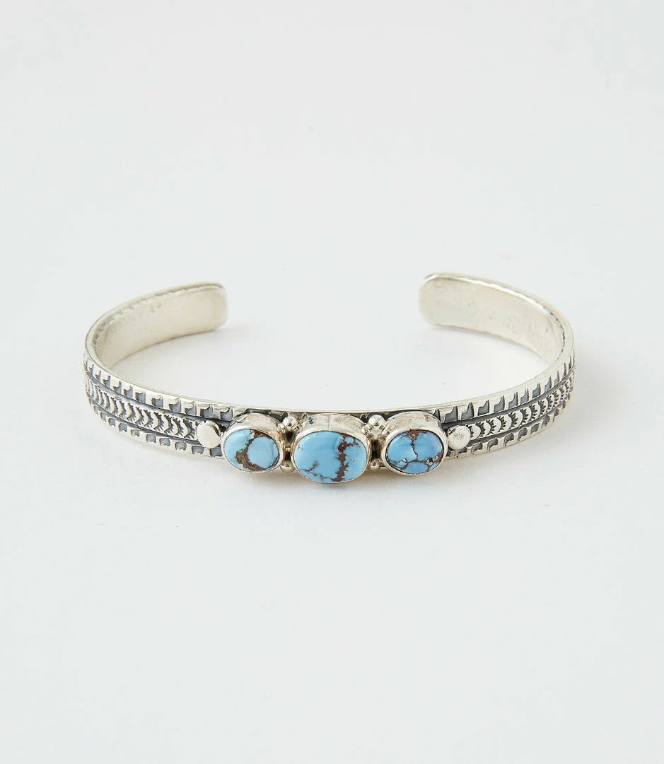 Karen Kane Golden Hill Turquoise Stone Cuff Bracelet Accessories