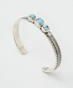 Karen Kane Golden Hill Turquoise Stone Cuff Bracelet Accessories