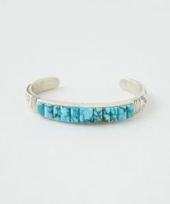 Karen Kane Kingman Turquoise Stone Cuff Bracelet