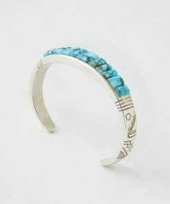 Karen Kane Kingman Turquoise Stone Cuff Bracelet