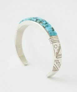 Karen Kane Kingman Turquoise Stone Cuff Bracelet
