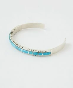 Karen Kane Zuni Turquoise Inlay Cuff Bracelet Accessories