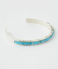 Karen Kane Zuni Turquoise Inlay Cuff Bracelet Accessories