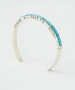 Karen Kane Zuni Turquoise Inlay Cuff Bracelet Accessories