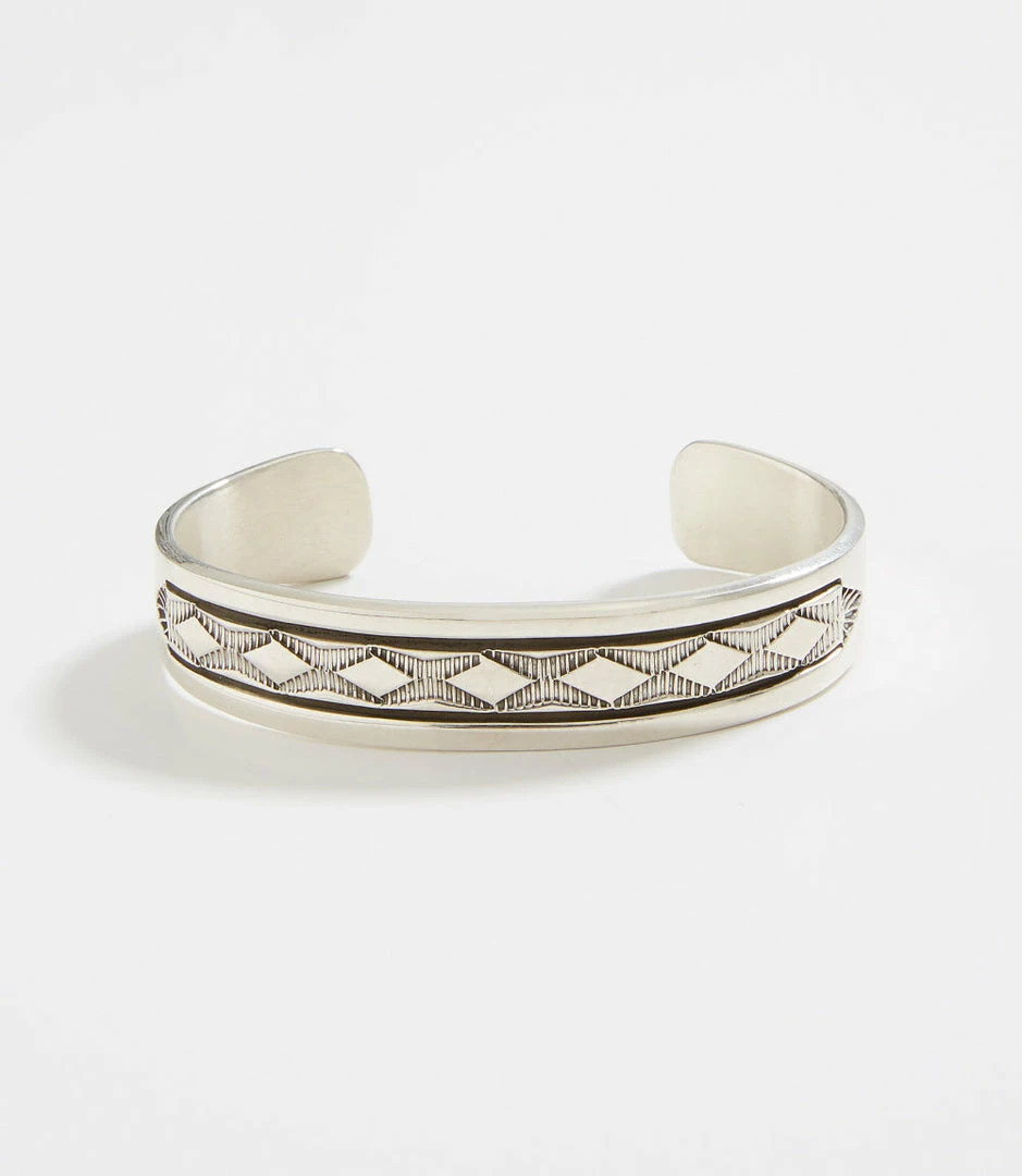 Karen Kane Etched Diamond Cuff Bracelet Accessories