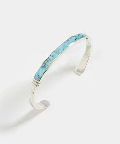 Karen Kane Kingman Turquoise Inlay Cuff Bracelet