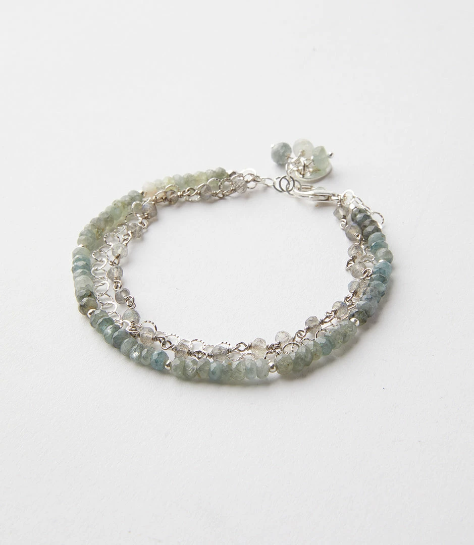 Karen Kane Aquamarine Crystal Bracelet Accessories