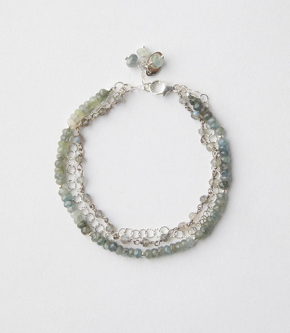 Karen Kane Aquamarine Crystal Bracelet Accessories
