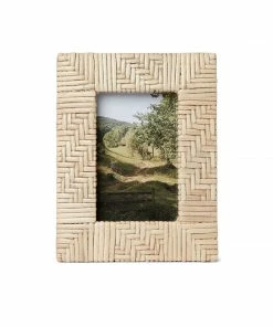 Karen Kane Home Braided Rattan Picture Frame