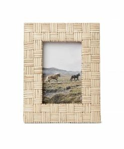 Karen Kane Home Crosshatch Rattan Picture Frame