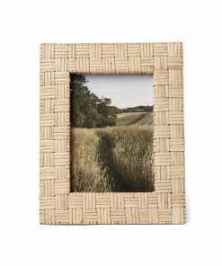 Karen Kane Home Crosshatch Rattan Picture Frame