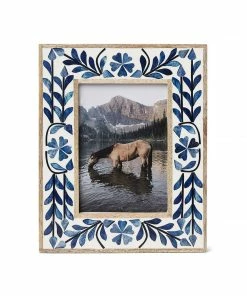 Karen Kane Indigo Floral Picture Frame Home