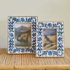 Karen Kane Indigo Floral Picture Frame Home