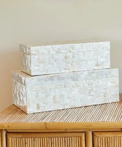 Karen Kane Mother Of Pearl Decorative Box