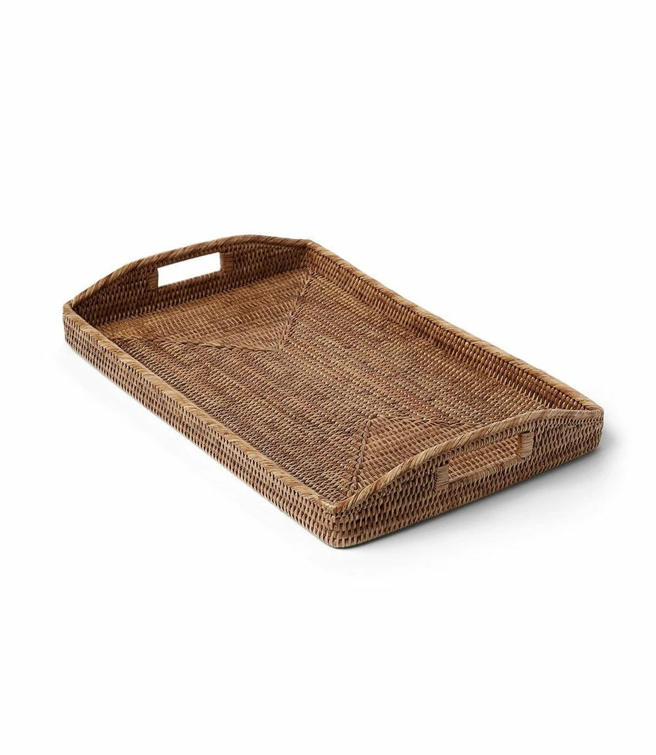 Karen Kane Large Rattan Tray