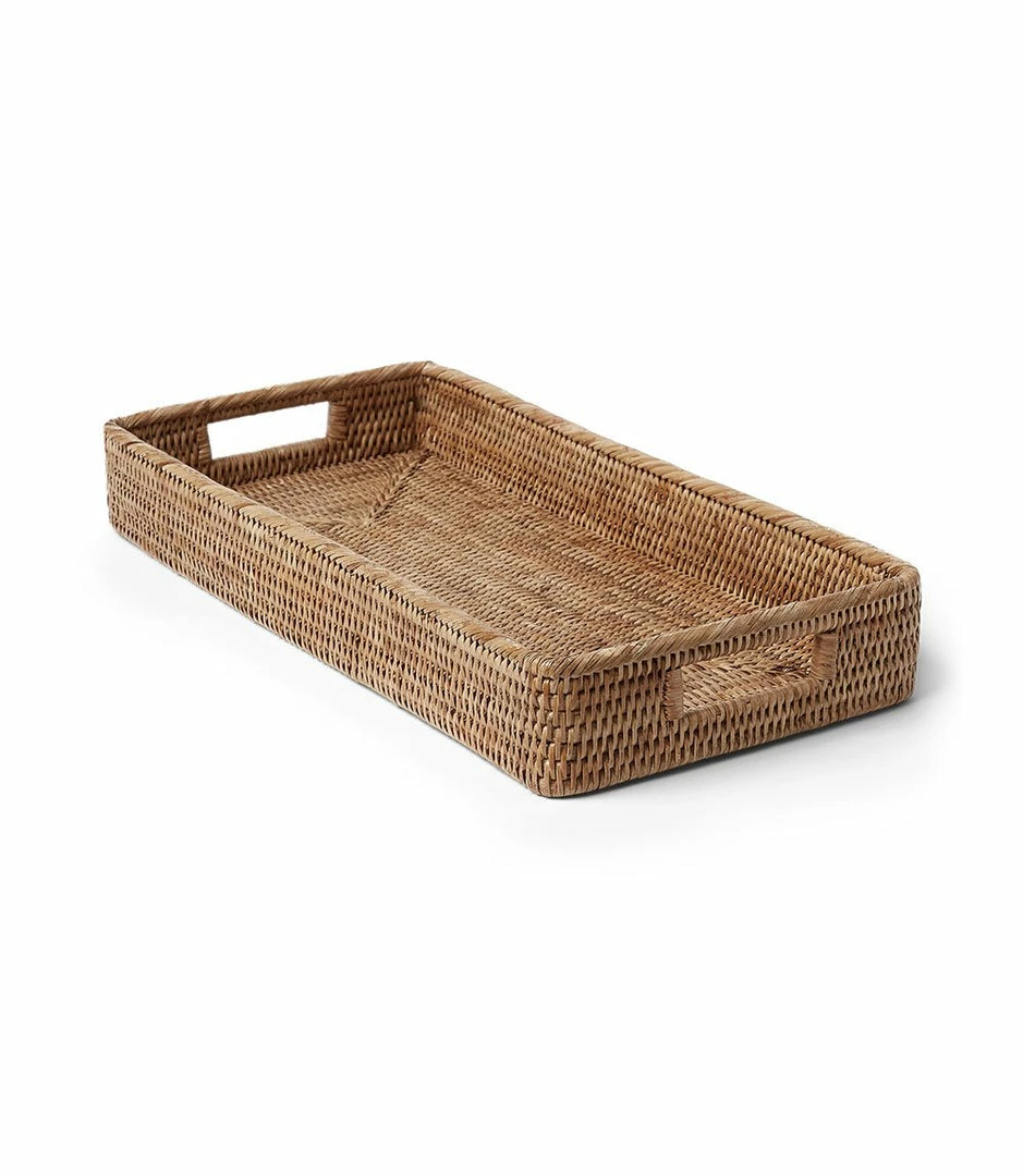 Karen Kane Small Rattan Tray Home
