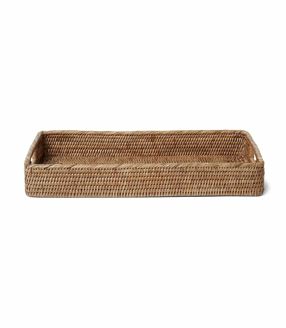 Karen Kane Small Rattan Tray Home