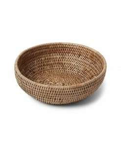 Karen Kane Home Rattan Bowl