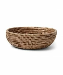 Karen Kane Home Rattan Bowl