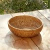 Karen Kane Home Rattan Bowl