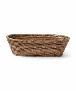 Karen Kane Oval Rattan Basket