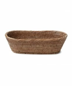 Karen Kane Oval Rattan Basket