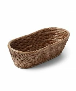 Karen Kane Oval Rattan Basket